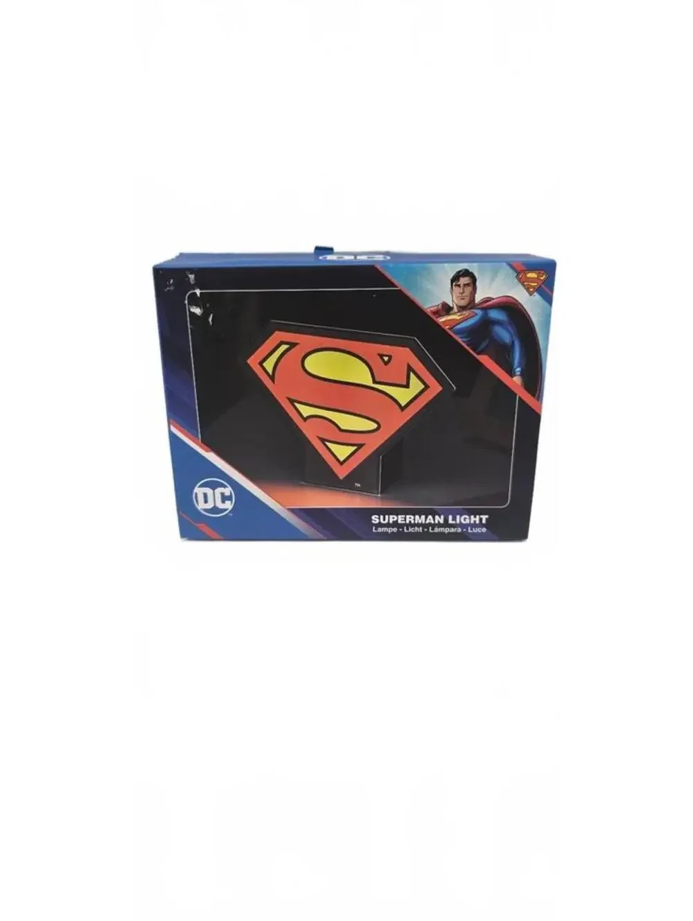 Superman Light Lamp with Iconic Logo
